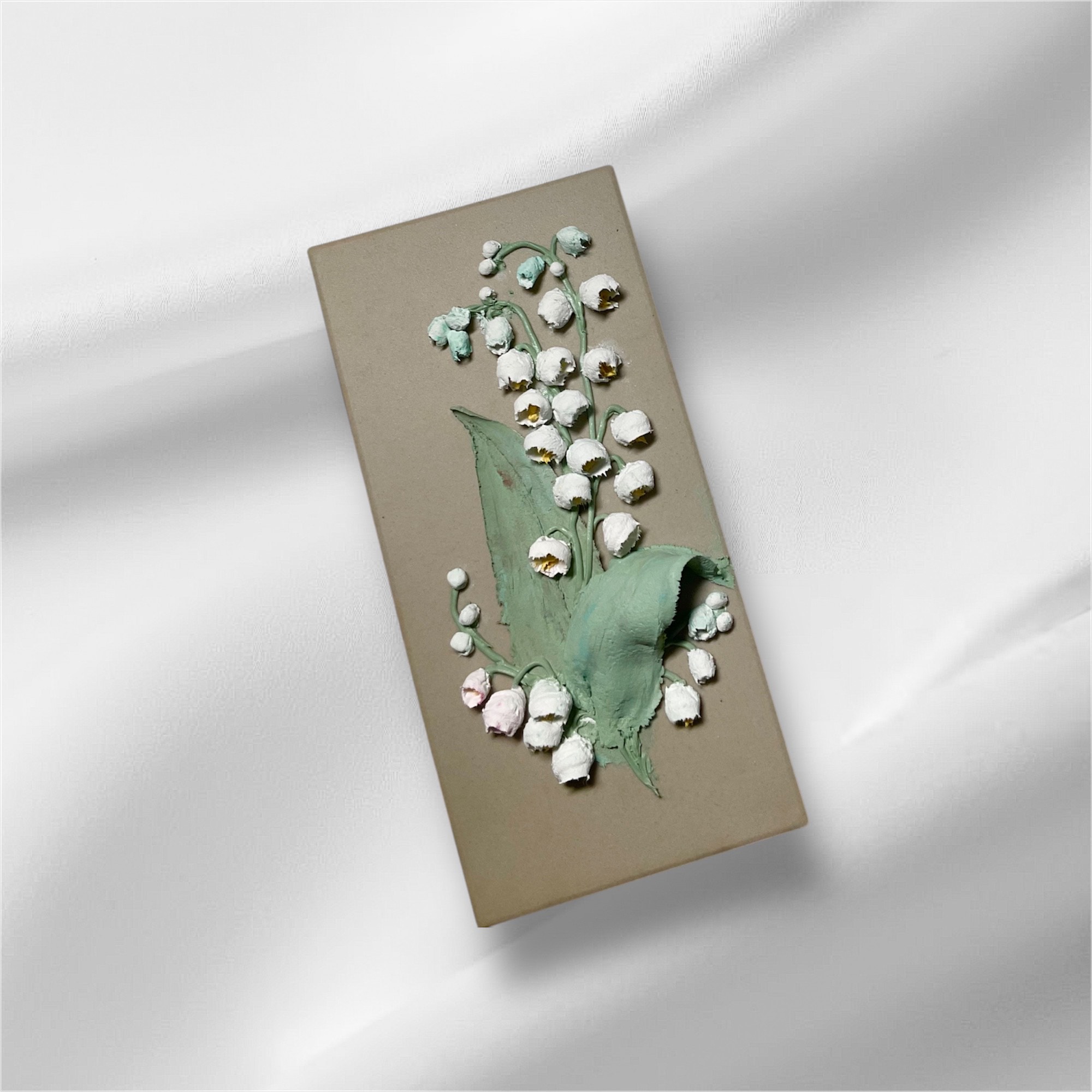 日本初のロシアンアート 石膏フラワーすずらん