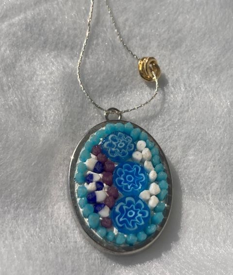 オリジナルのガラス棒で仕上げる ★ガラスのモザイク工房 春の新講座 4/17新講座体験会