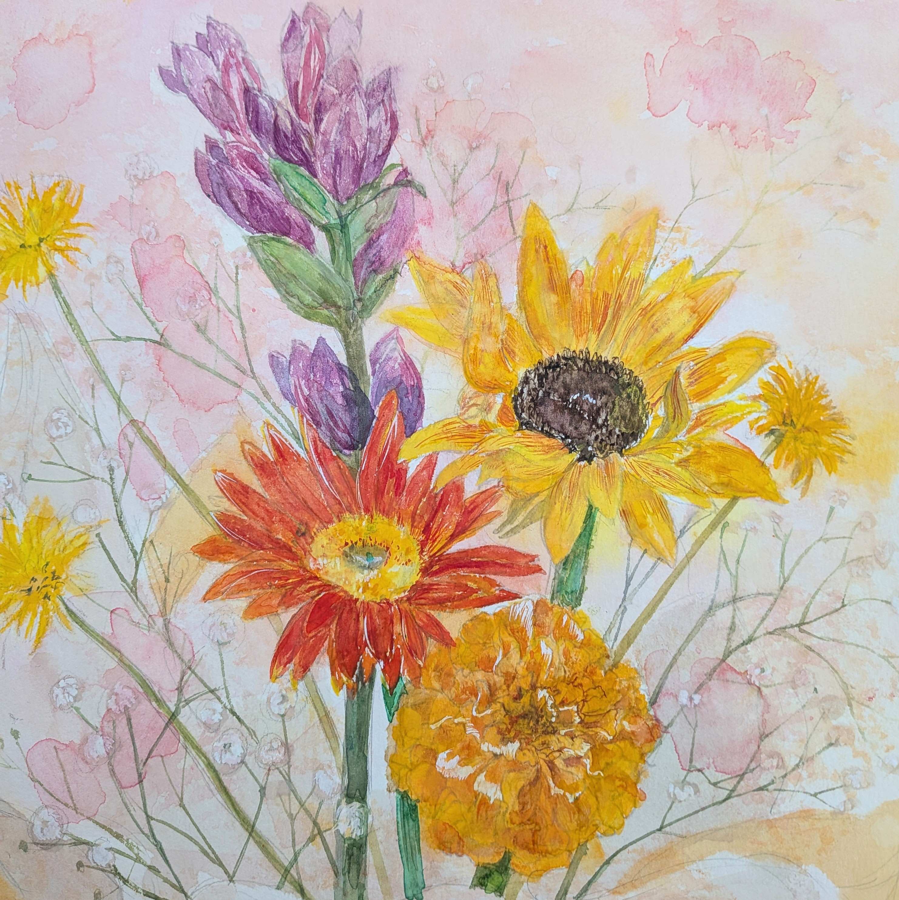 【春の新講座】 身近なものを描こう 「気軽に水彩画」 4/15(水)特別体験会 880円