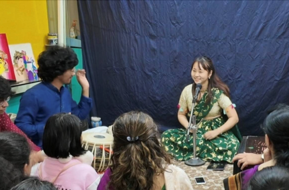 【春の新講座】 (全6回) 心ととのう瞑想的なうた 「はじめてのインド声楽」 3/23(月) 特別体験会 1,100円