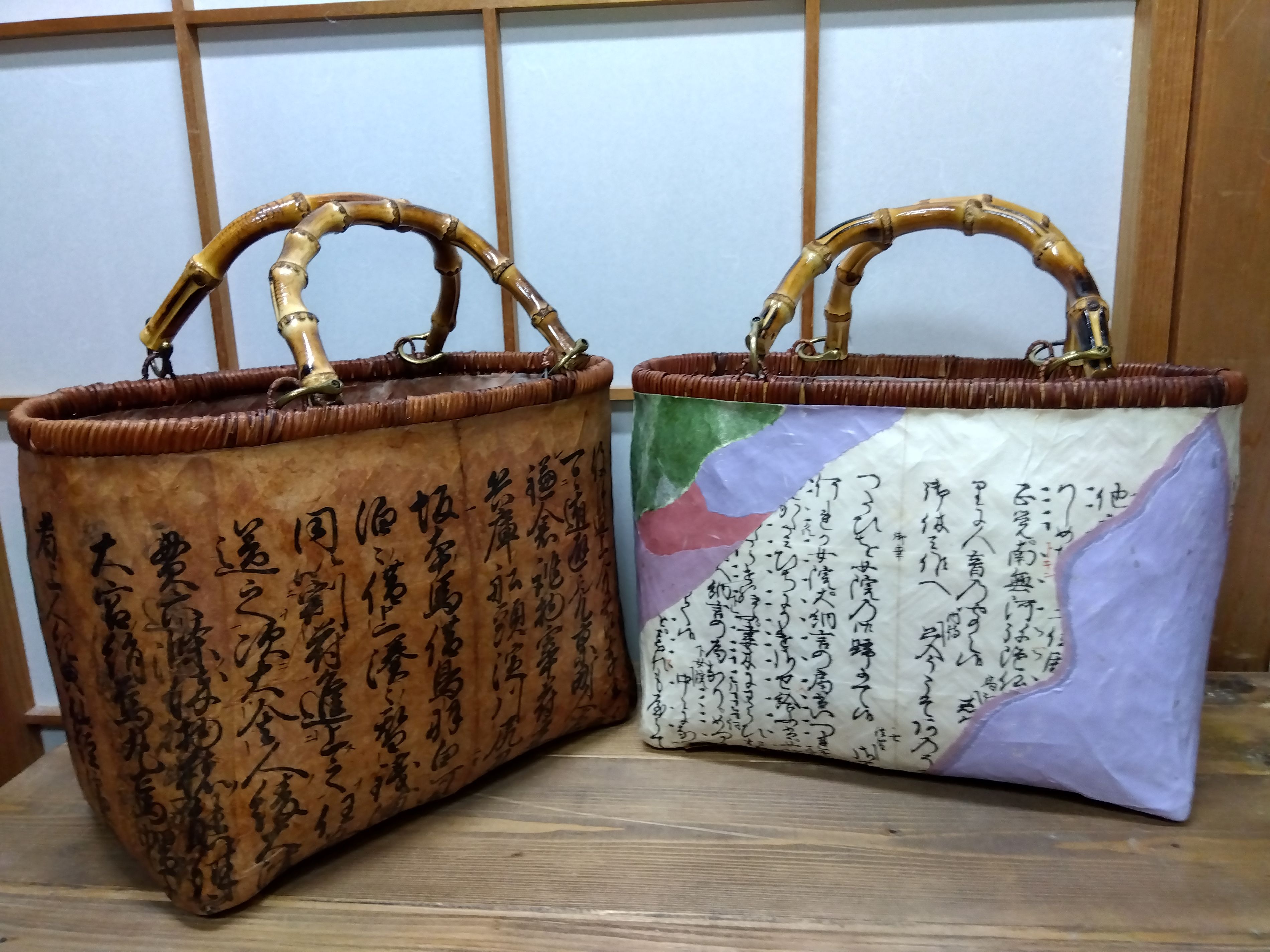 全2回】竹かご・和紙・柿渋で作る伝統工芸 一閑張り(いっかんばり)教室