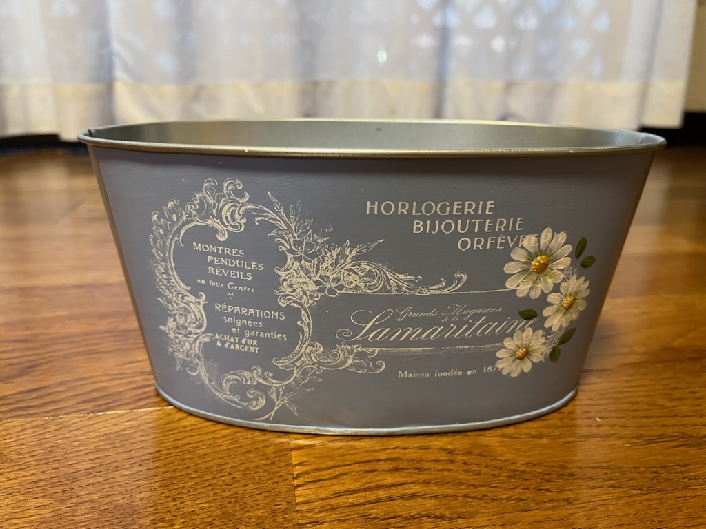 華やか トールペイント マーガレットのティンカン4/13体験