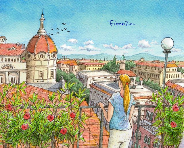 手軽にはじめるペンスケッチ 線で描く水彩スケッチ 春号新講座 4/1特別体験会