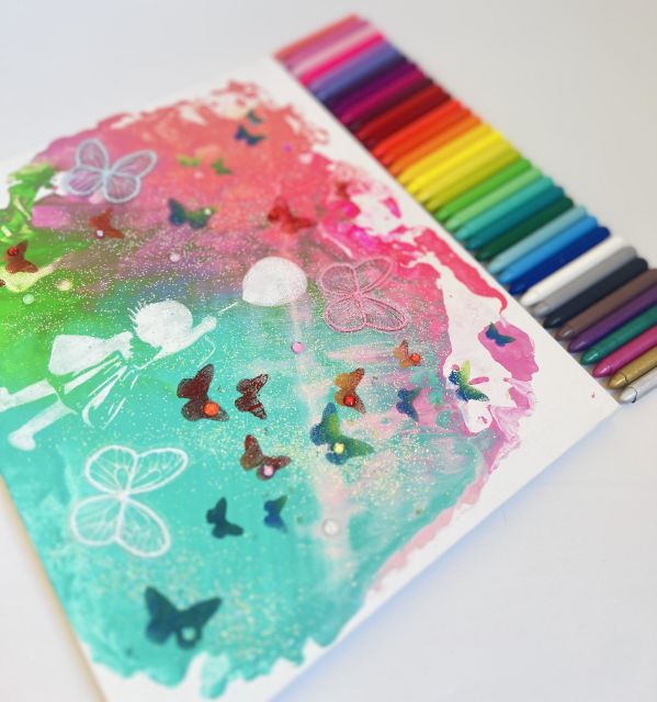 春の新感覚アート体験 トロける クレヨンアート 春号の1DAY講座 3/31(火)