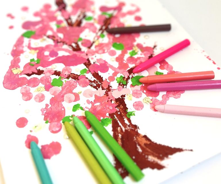 春の新感覚アート体験 トロける クレヨンアート 春号の1DAY講座 3/31(火)