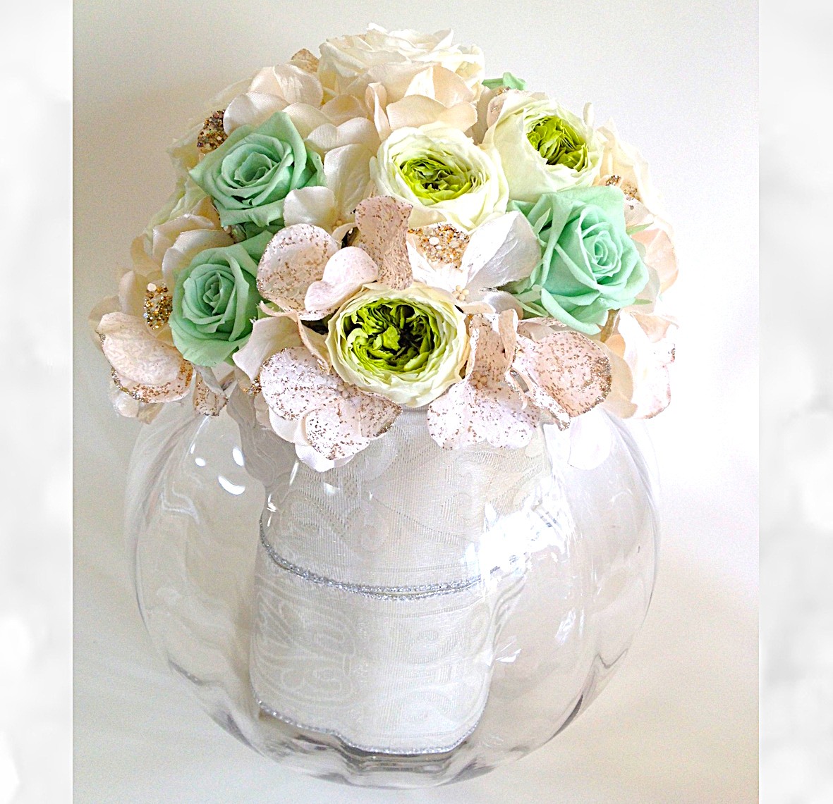 【夜にきらめくプリザーブドフラワー】 ～4/3はお得な体験日 パワーストーンカラーでアレンジメント