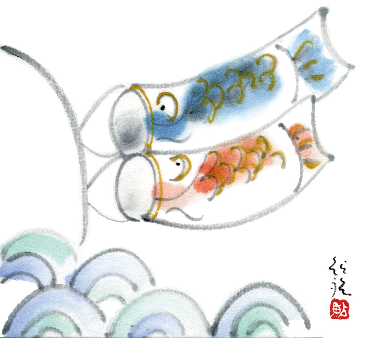 四季を楽しむ鮎裕の 和のイラスト(全3回)