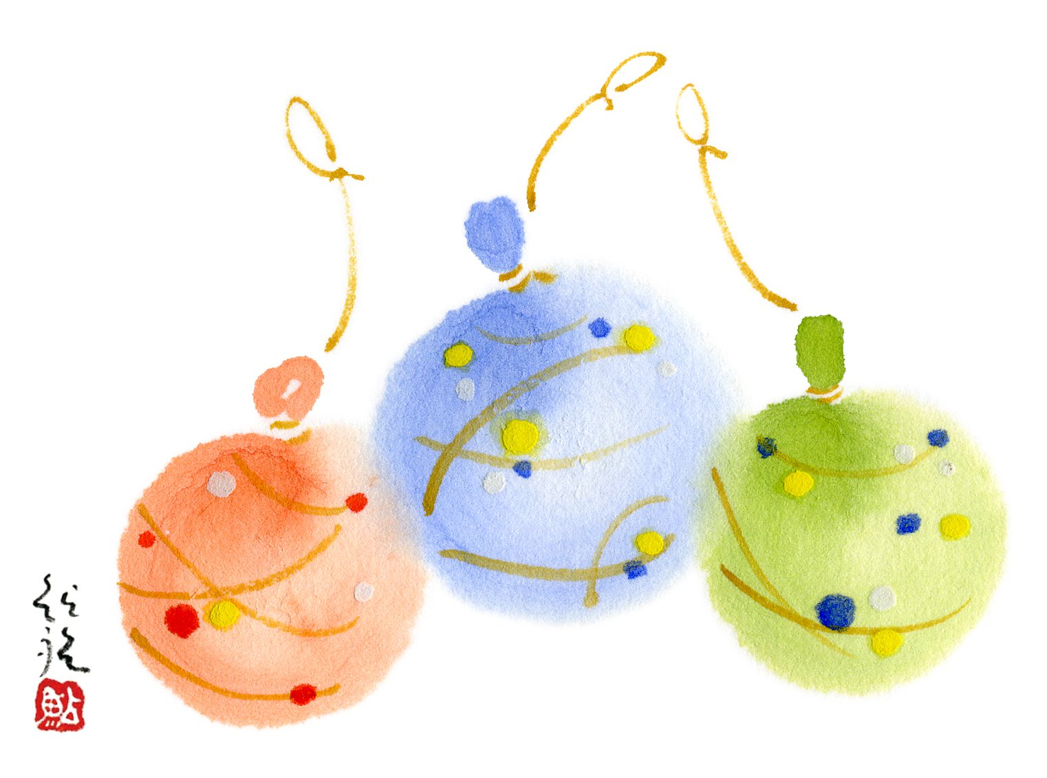 四季を楽しむ鮎裕の 和のイラスト(全3回)
