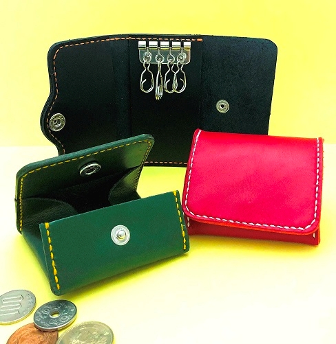 型紙から自由作品へ レザークラフト