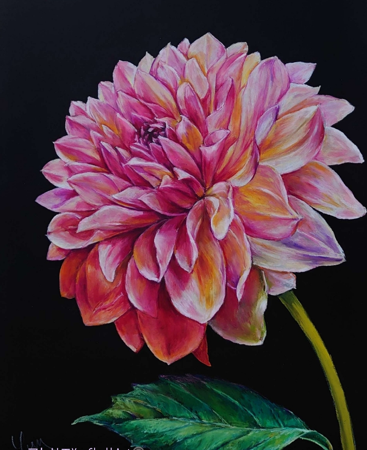 はじめてでも楽しく描ける! 素敵なチョークアート ★春の新講座★3/16㈪特別体験会