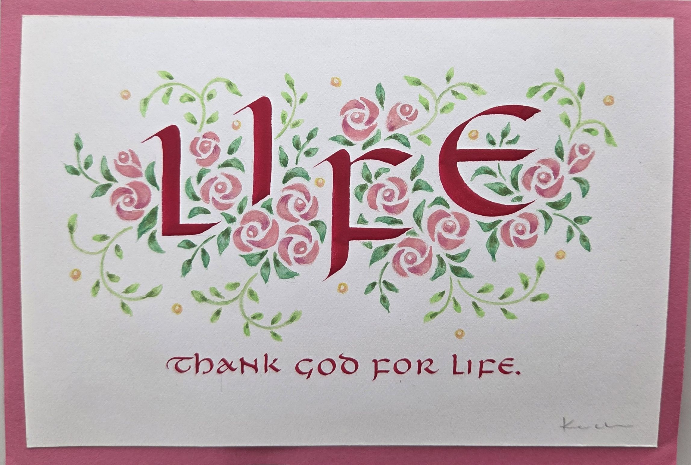 美しいアルファベットの世界 カリグラフィー