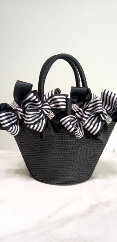 おしゃれな リボンかごバッグ 3/29(日)春号スペシャル