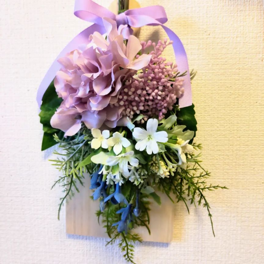 (全3回)抗菌加工済みのフラワーアレンジ モデェスティーエアーフラワー 春の新講座 4/12・5/10・6/14(日)