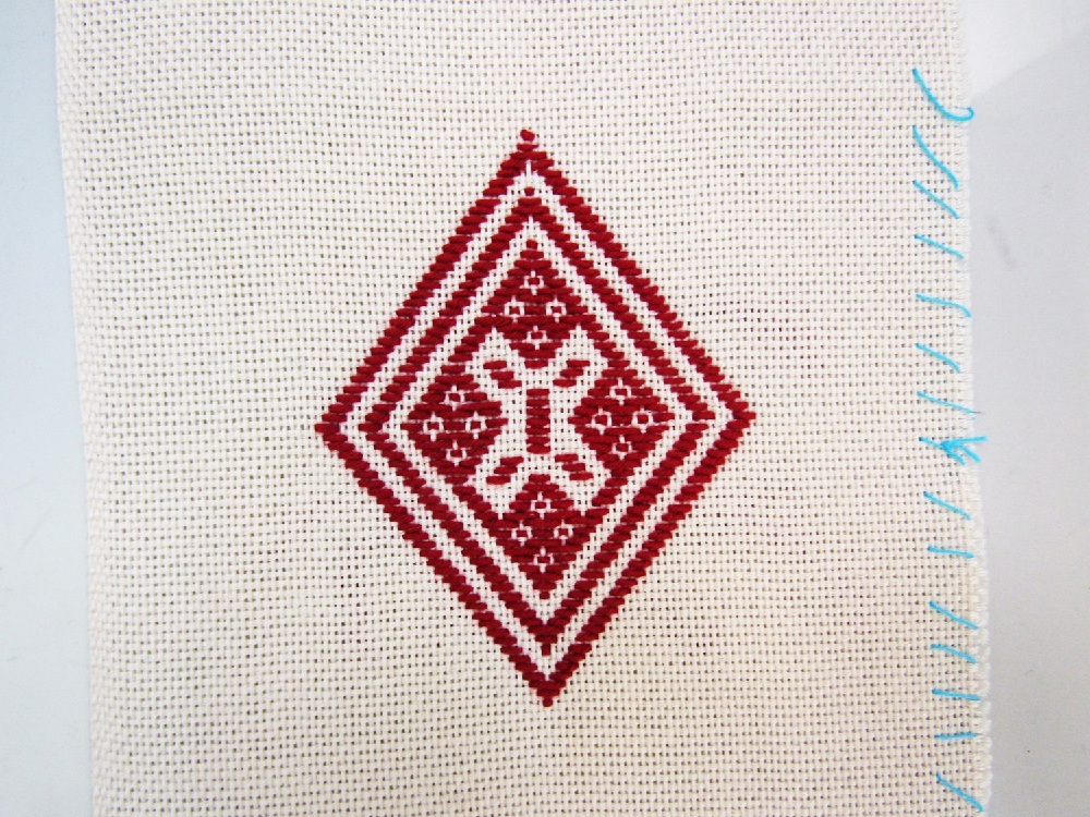 髙木裕子主宰 こぎん刺し木曜会 こぎん刺し 3/20体験