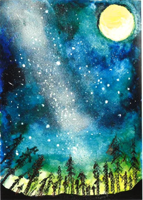 【春休み特別企画:星空をかこう】 齋藤洋子【監修】こども絵画教室3/28(土)