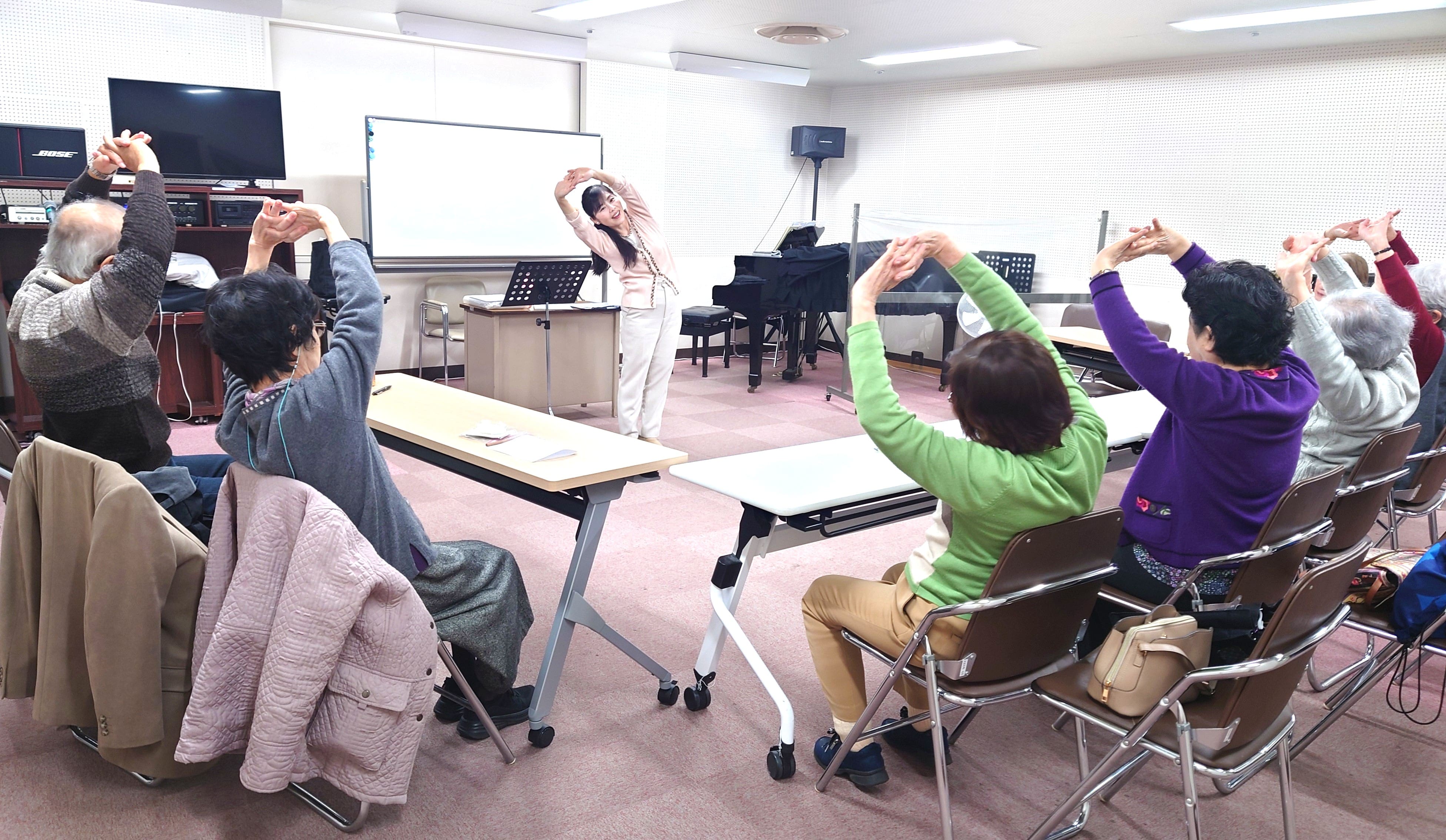 歌って笑って楽しく～70代から90代の～ 歌と音楽で「フレイル予防」 春の特別体験会 4/6(月)