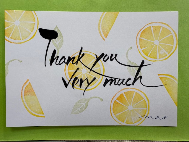 ほっこり筆アート