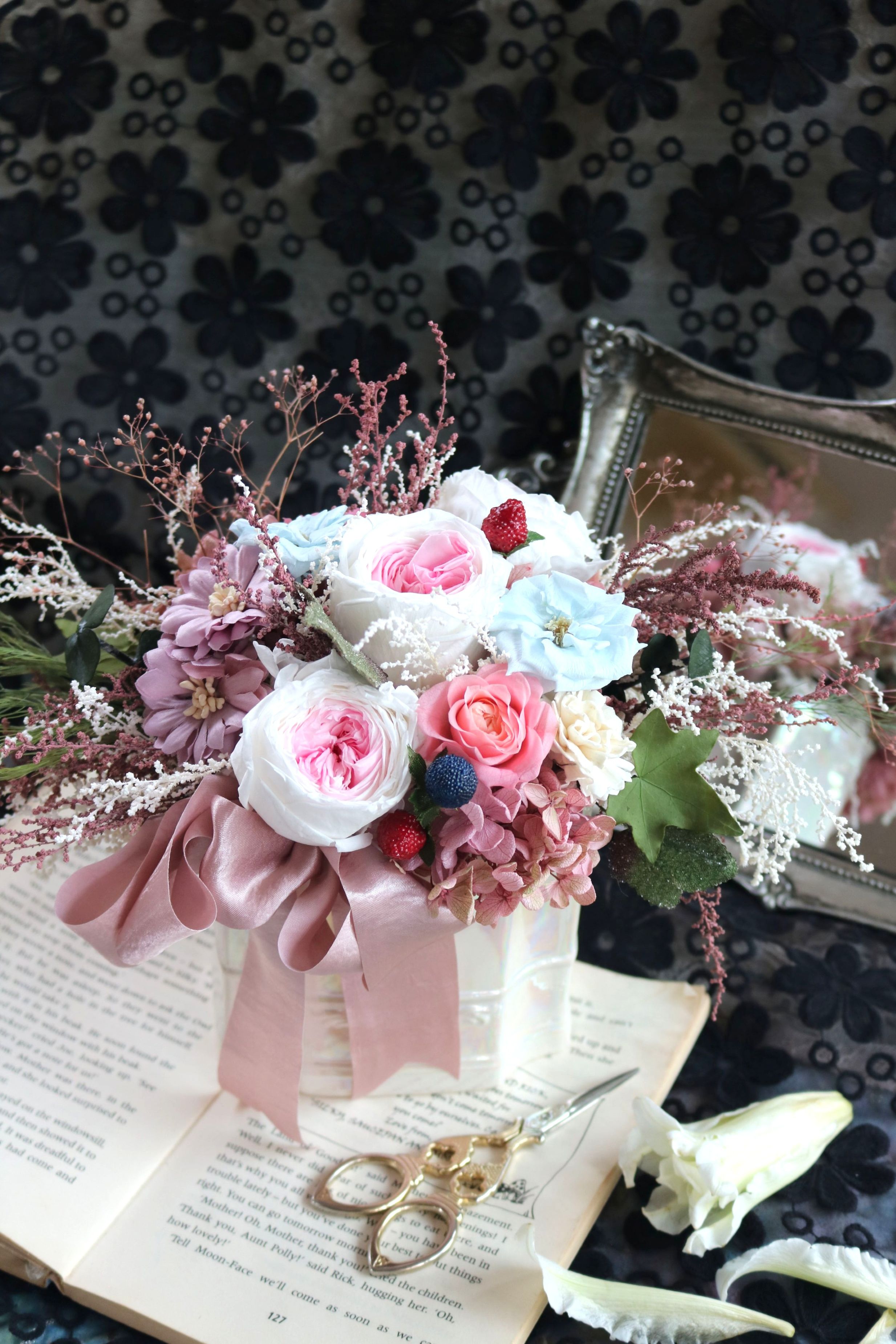 季節を感じる プリザーブドフラワー