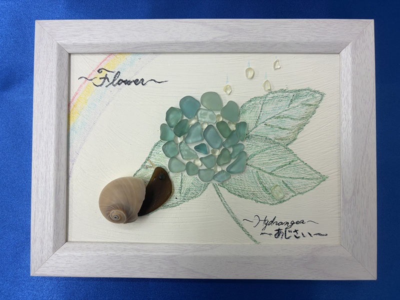 9311/夏休みの工作に!海からの贈り物 シーグラスアート 夏の新講座 7/19(日)一日スペシャル