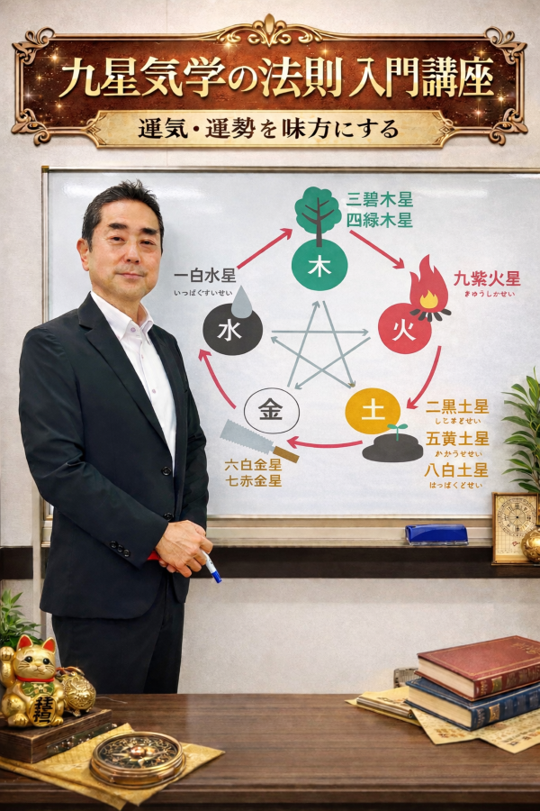 運気・運勢を味方にする 九星気学の法則 入門講座 【夏の新講座 5/23(土) 特別体験会開催】