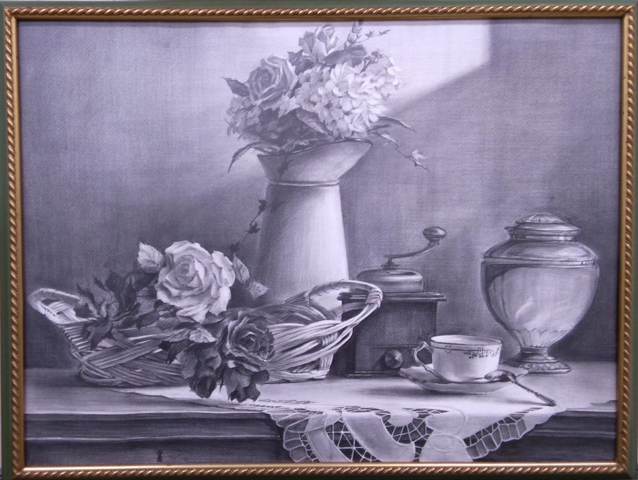 デッサンから始める 油絵 4月