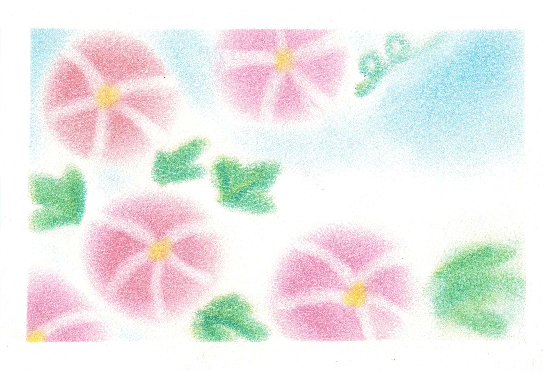 大人の無の時間を楽しむ 3色パステルアート® 夏の新講座6/19(金)特別体験会