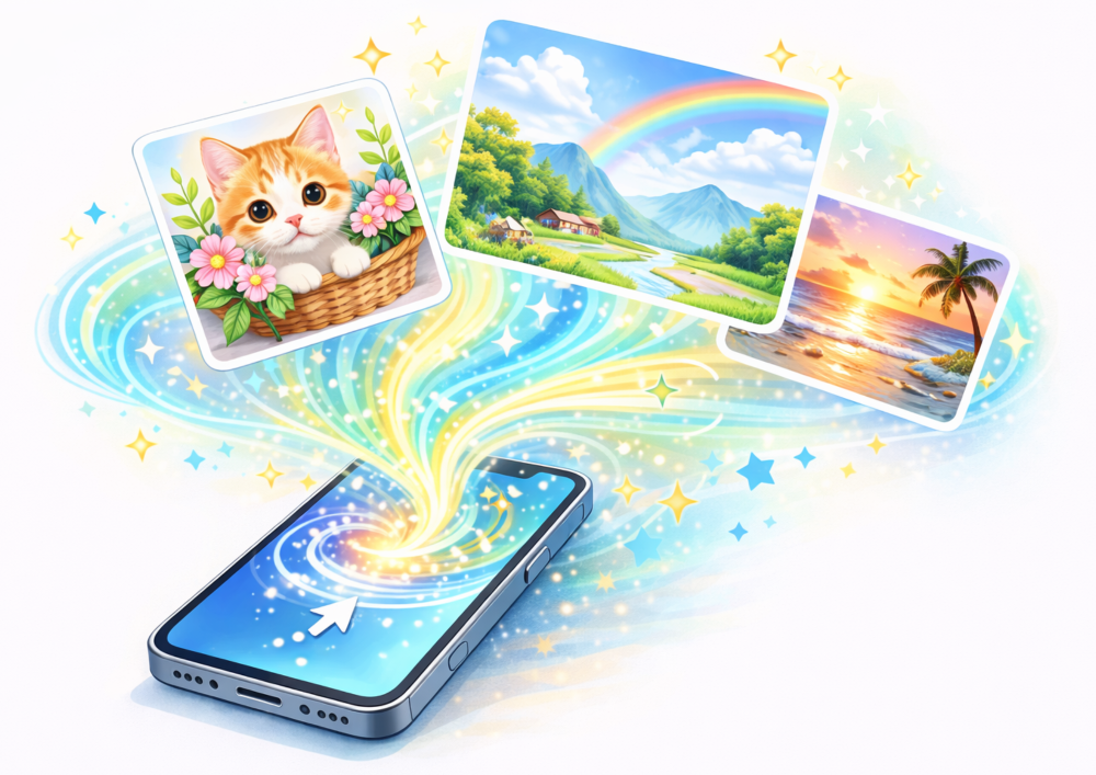 絵が描けなくても大丈夫 スマホで始めるシニアのAI画像講座(全5回) 6/16(火)スタート!