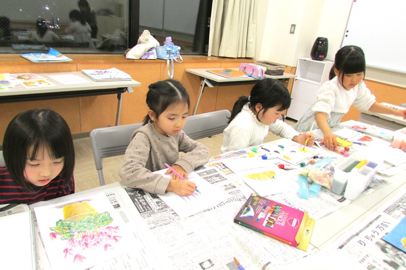 小学生の 絵画宿題教室 夏号1day講座 7/26(日)開催