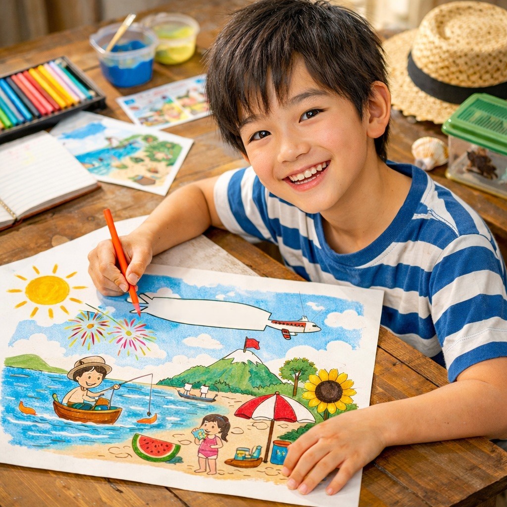 わくわく! 夏休みアートチャレンジ 夏号1day講座8/8