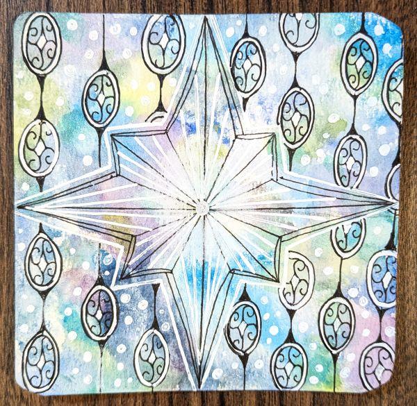 親子で一緒に楽しむ ゼンタングルアート体験 夏号1day講座 8/2(日)