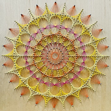 イロトリドリの糸の世界へようこそ 糸かけ曼荼羅 ★新講座立ち上げ企画6/1(月)体験費880円+教材費2750円のみ