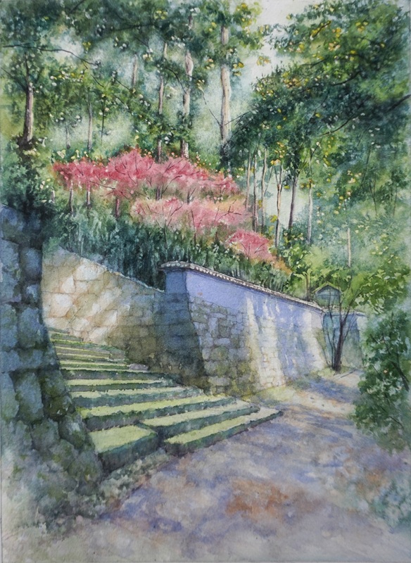 光と町・人を描く 透明水彩画(風景画・人物画) 夏の新講座5月29日(金)特別体験会