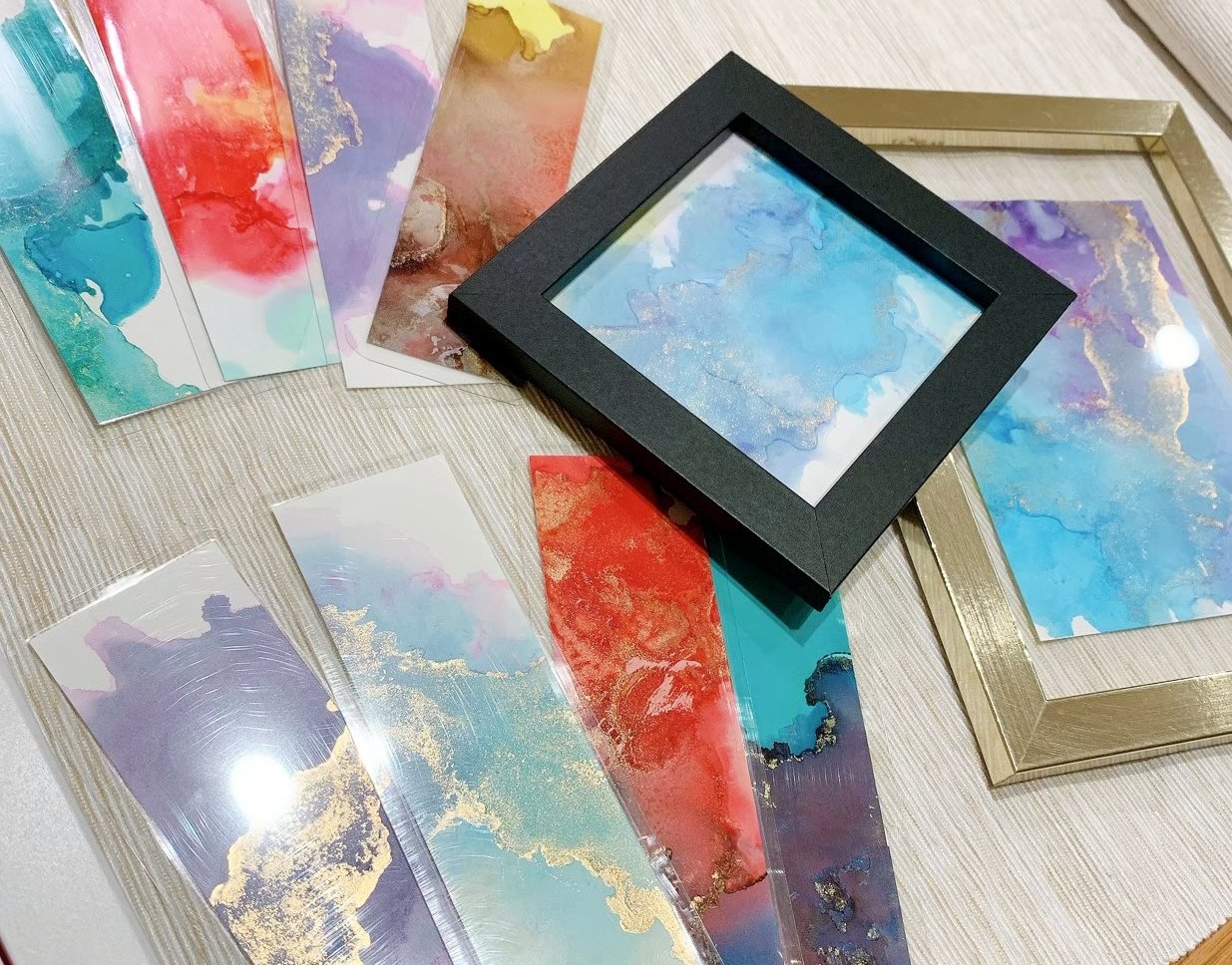 親子で楽しむ 夏休みこどもインクアート体験 夏の新講座1DAY 7/26(日)