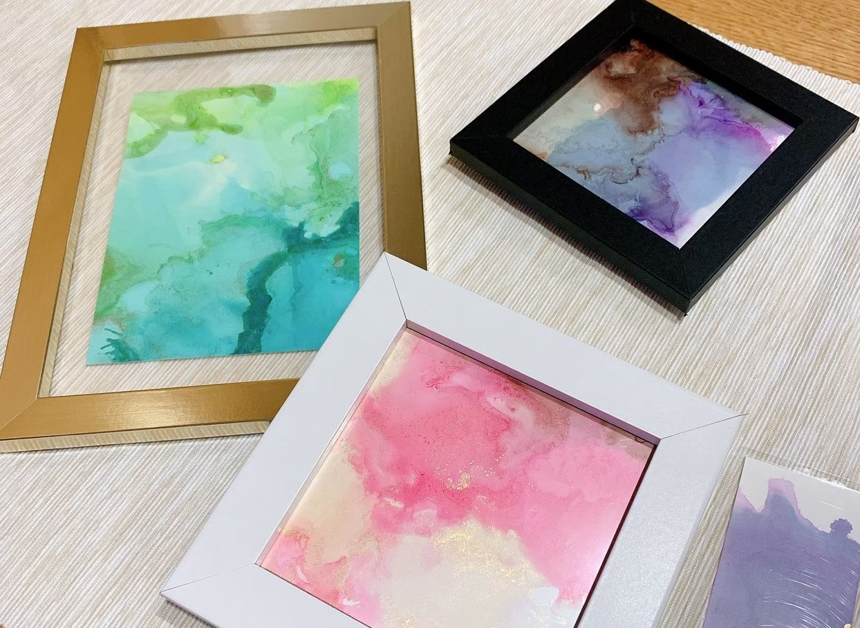 親子で楽しむ 夏休みこどもインクアート体験 夏の新講座1DAY 7/26(日)