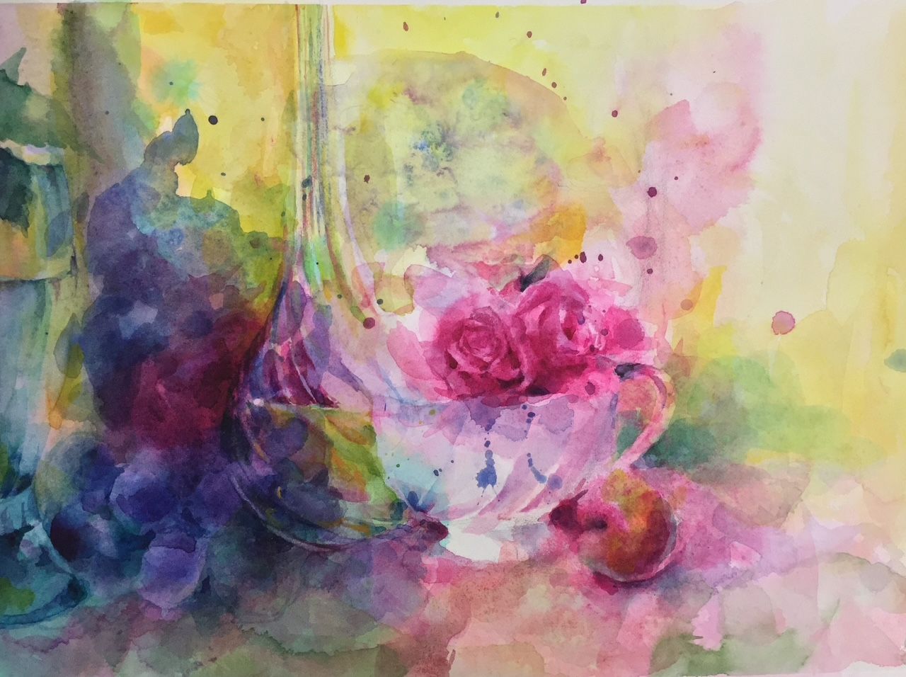 週末の水彩画 夏の新講座 特別体験会 5/30(土)