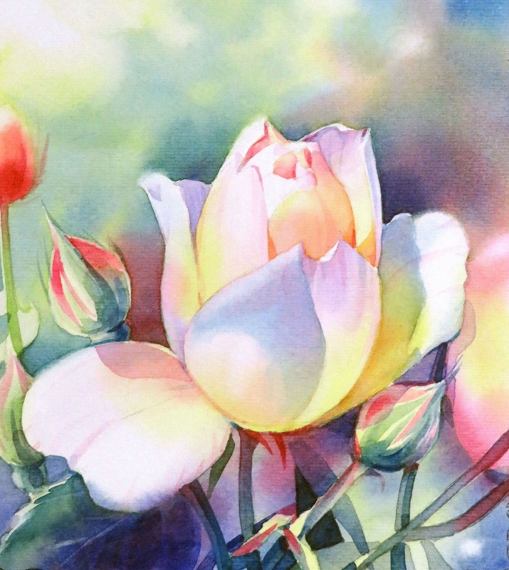 火曜 水彩入門 体験会5/19・6/16(火) 体験費1.100円 教材費550円