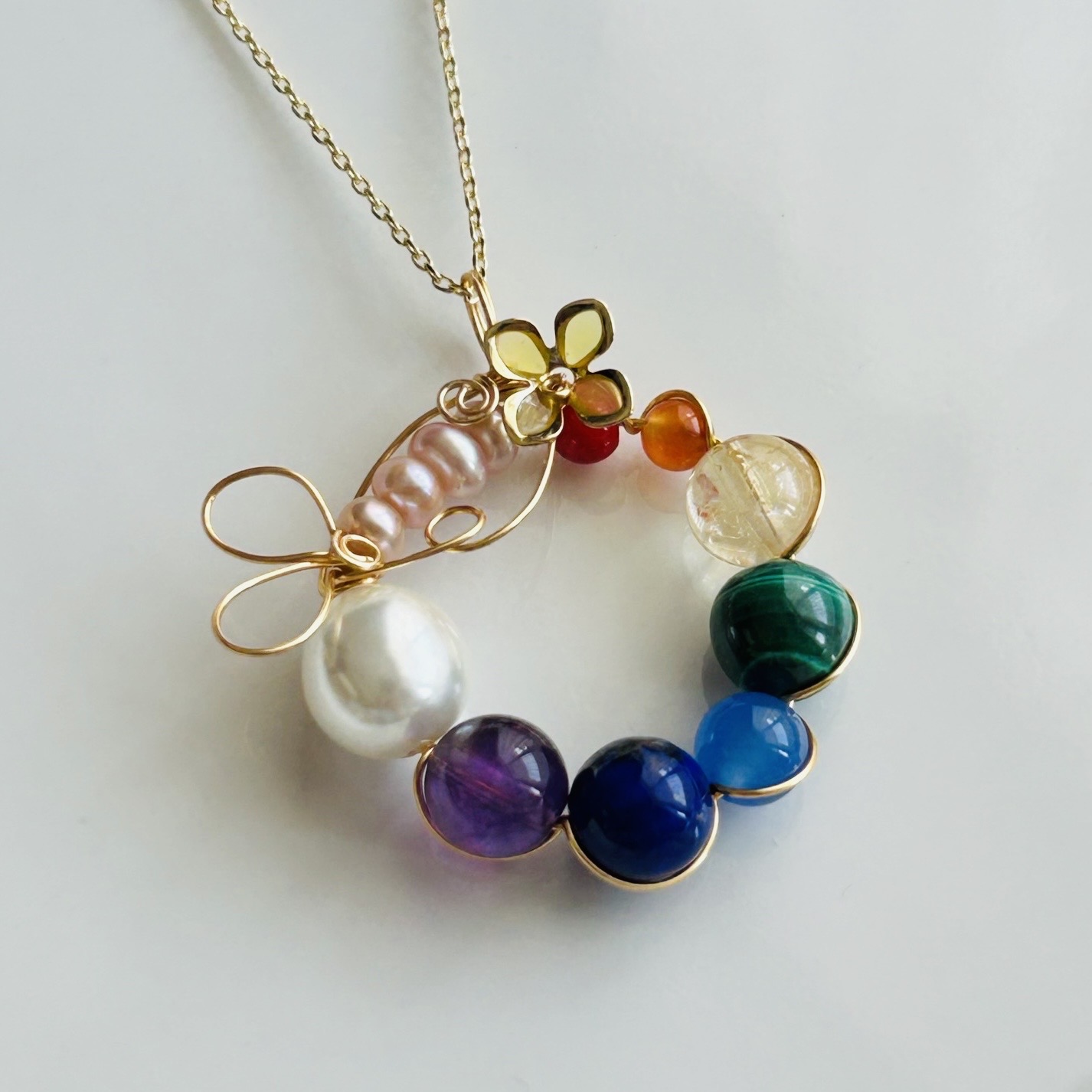 天然石とワイヤーで作る ワイヤーアクセサリー 夏の新講座 5/28・6/25(木) 特別体験会