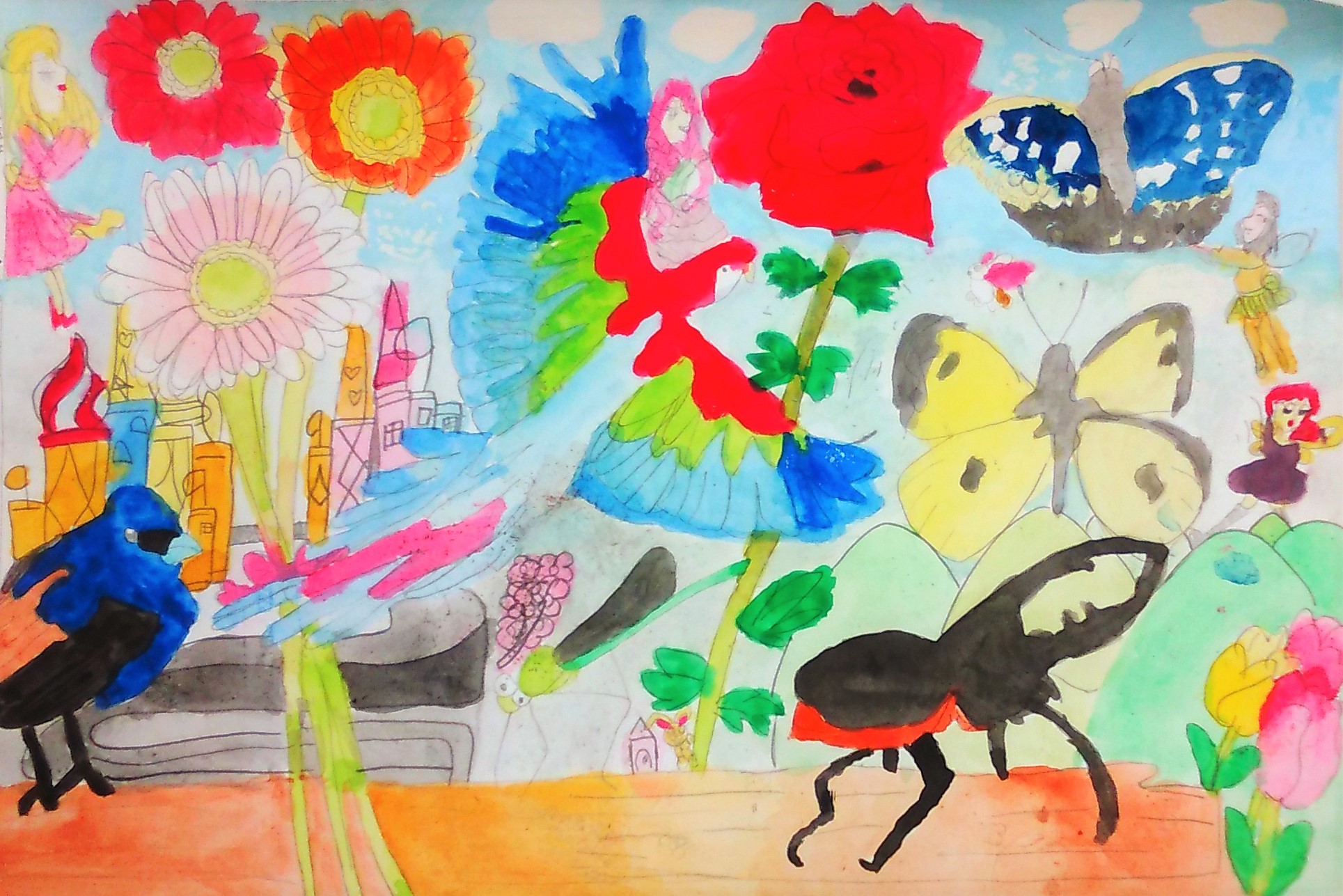 宿題お助け! 夏休みこども絵画 7/20