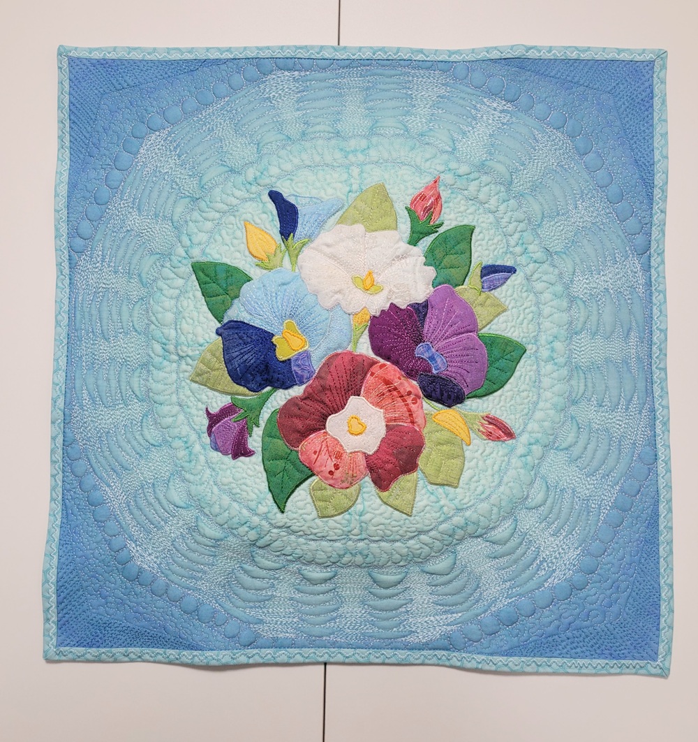 アップリケキルトを楽しむ