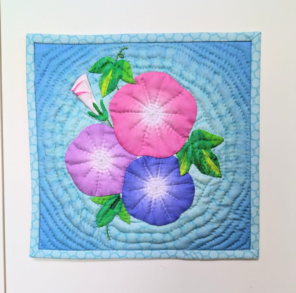 アップリケキルトを楽しむ