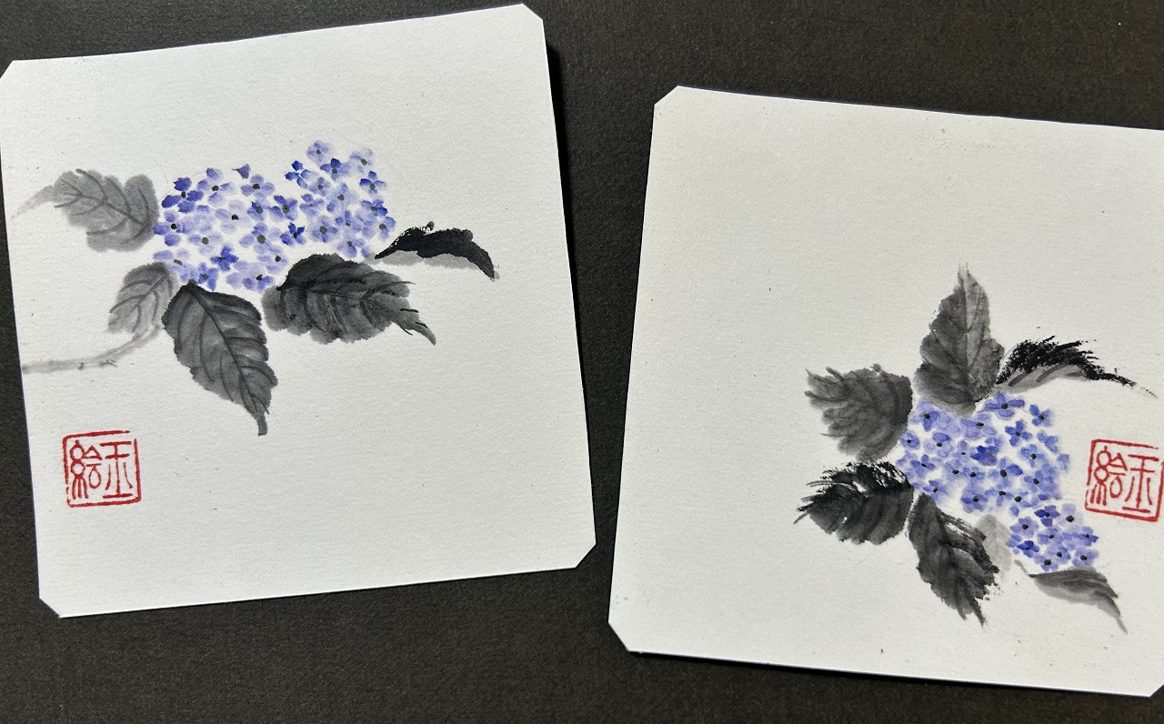 初心者から楽しめる 暮らしを彩る水墨画 夏の新講座 6/27(土)一日体験