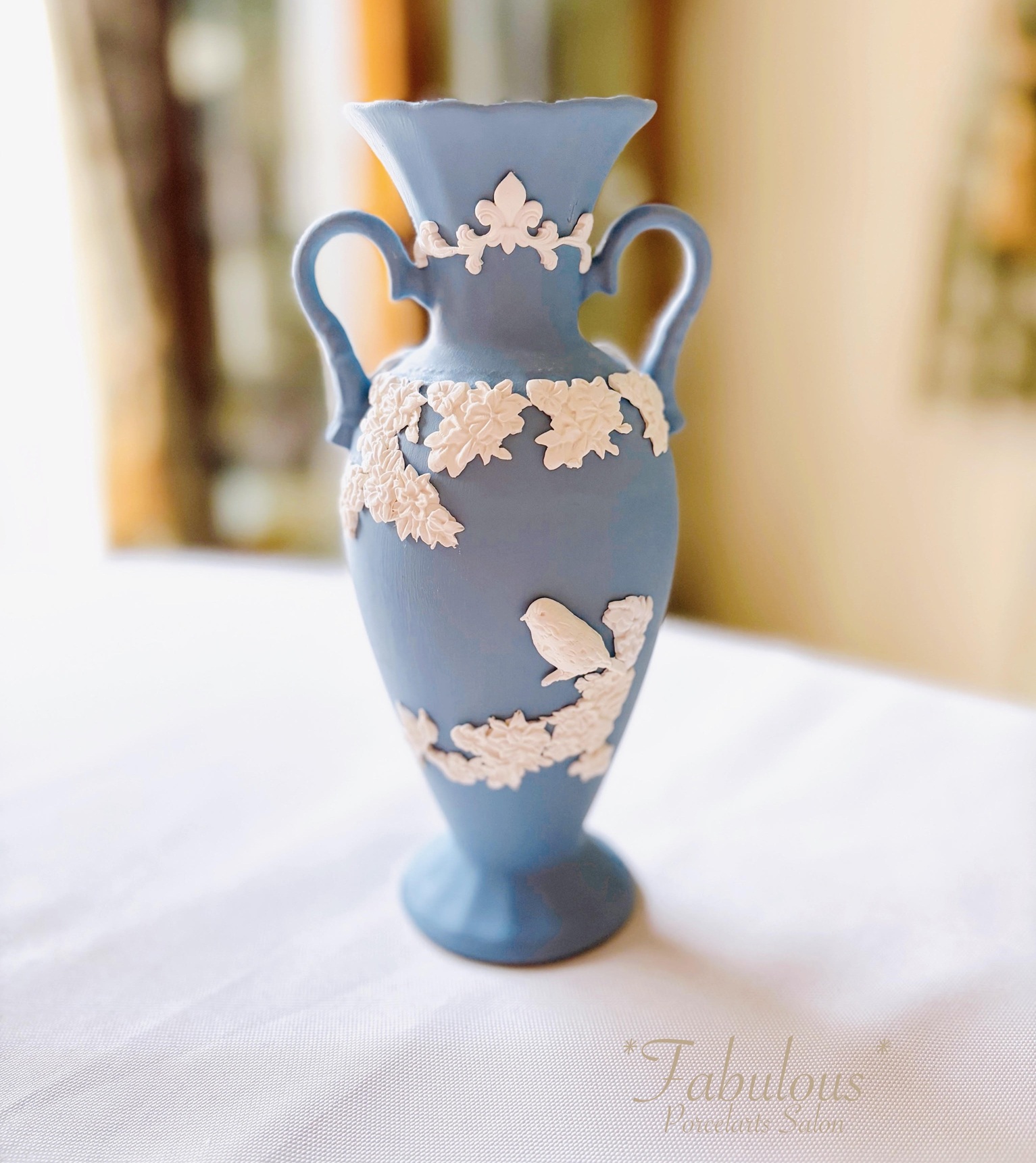 ジャスパーブルーの花瓶作り 5/23・6/27・7/25(土)