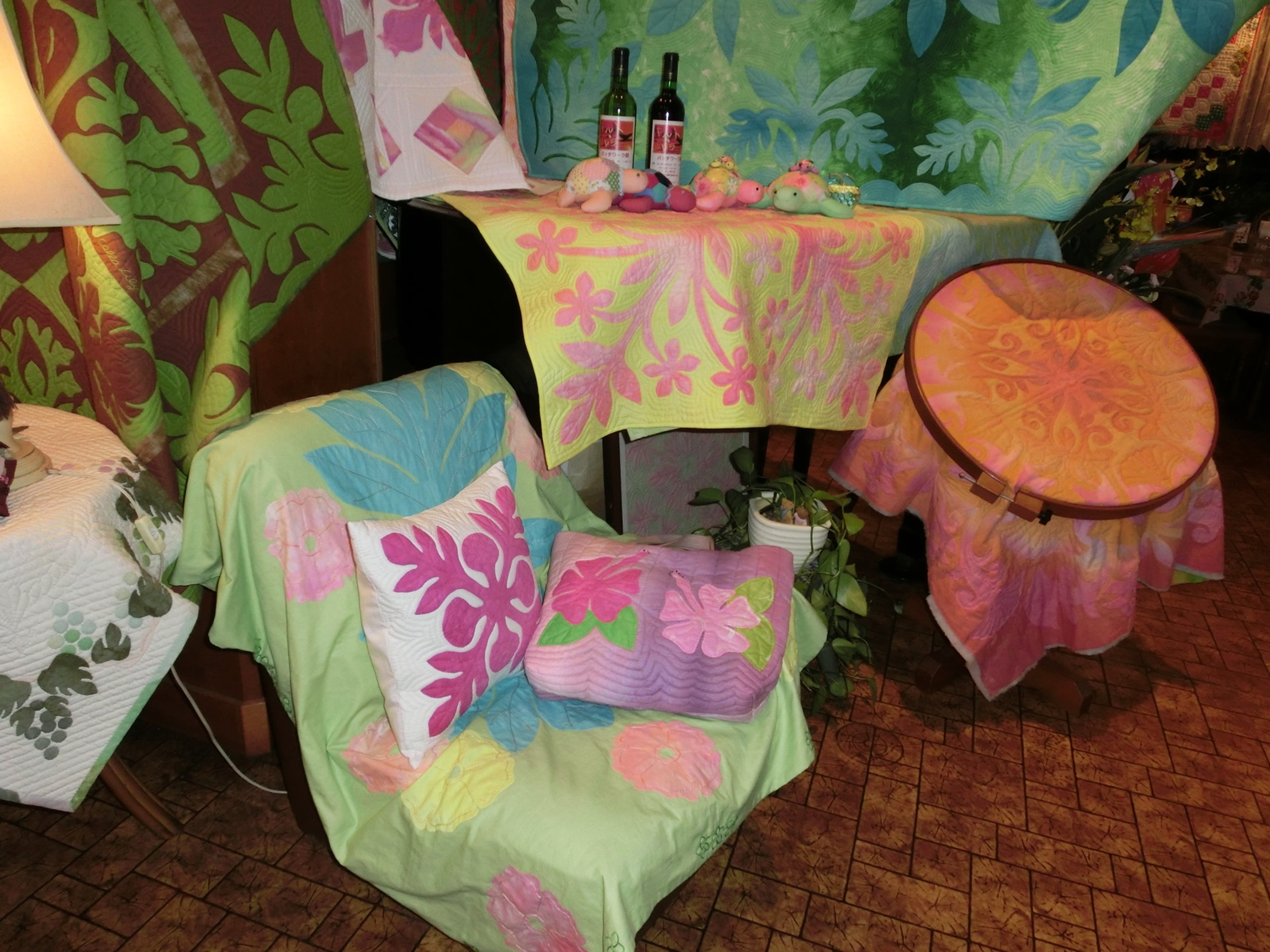 思いっきり楽しい ハワイアンキルト&パッチワークキルト