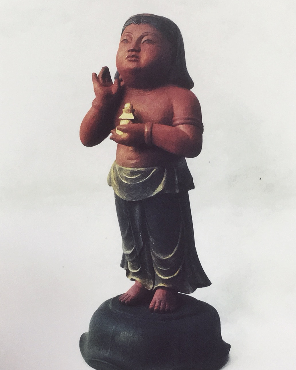 「ここ・今を楽しむ」 仏像彫刻