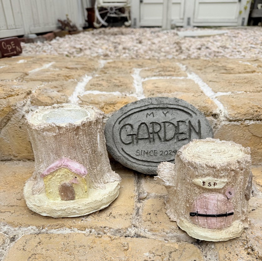 お部屋にお庭に飾って嬉しい モルタルクラフト 夏の新講座 5月26日(火)スタート