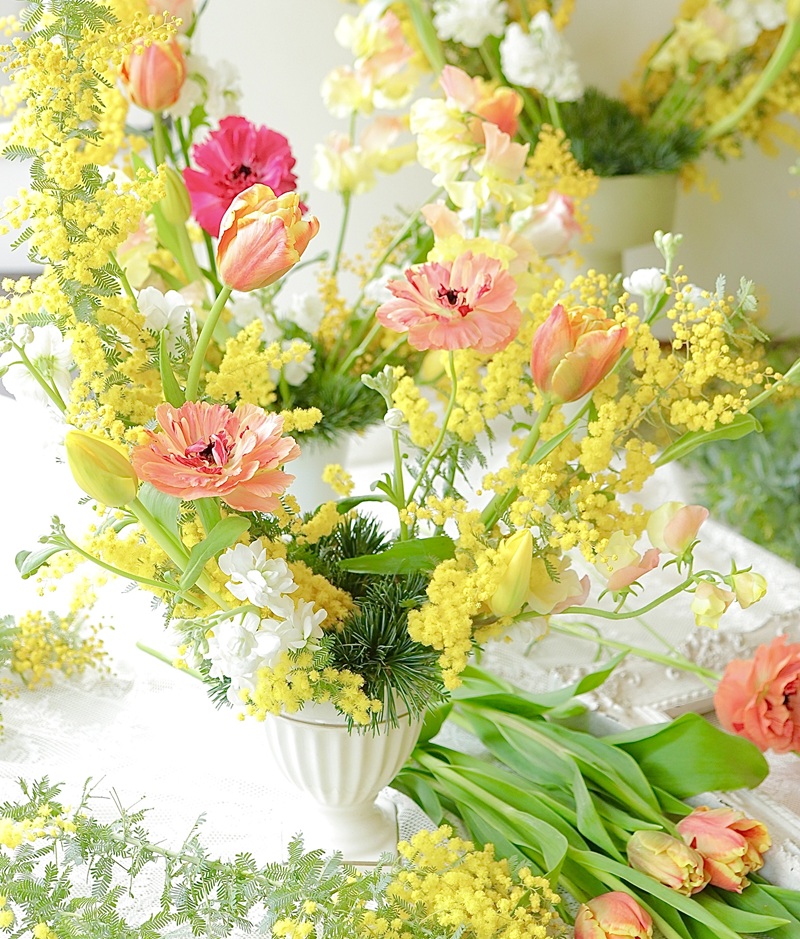 季節を彩る パリテイストフラワー&リース