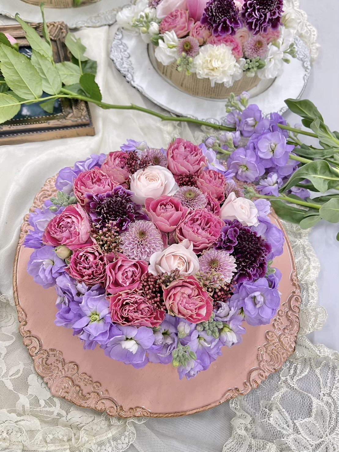 季節を彩る パリテイストフラワー&リース