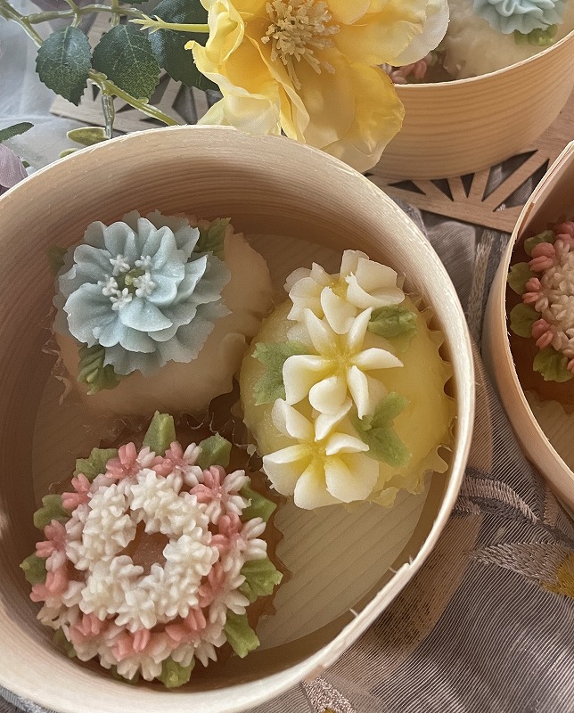 中国茶であんスイーツを楽しもう 白あんの花絞りスイーツ 6月8日(月)特別体験会開催