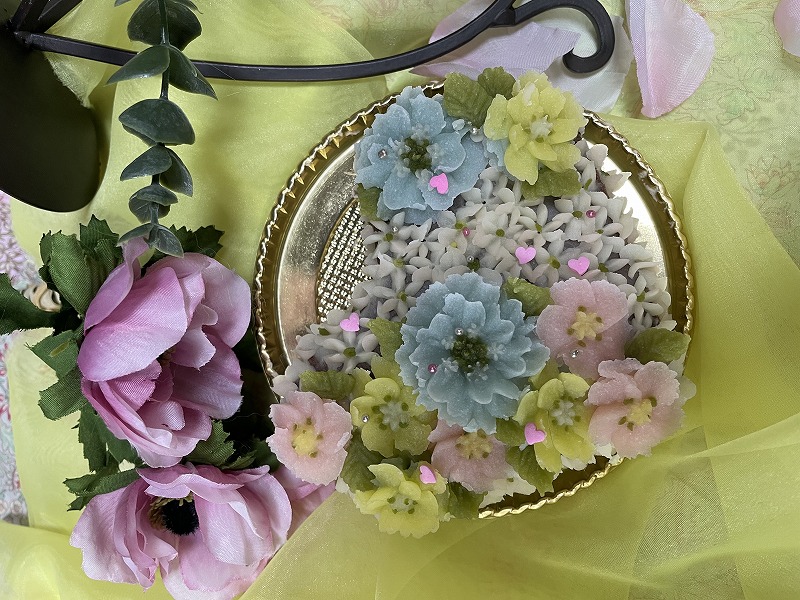 中国茶であんスイーツを楽しもう 白あんの花絞りスイーツ 6月8日(月)特別体験会開催