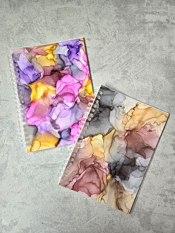 色で癒しを アルコールインクアート